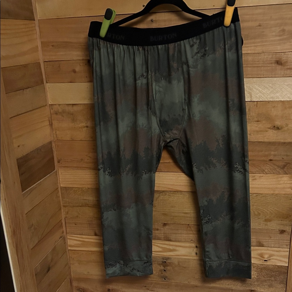 Burton Green and Brown Camouflage Pants